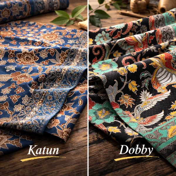 Pilihan bahan kain batik Dobby dan katun adem Versatra untuk seragam kantor dan sekolah